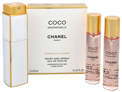 Eau de Parfum Chanel ​​20 ml (refillable bottle) + EDP cartridge 2 x 20 ml Volume: 60 ml