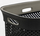 Shportë rrobash 5five Anthra Grey, 45L, plastike, e zezë
