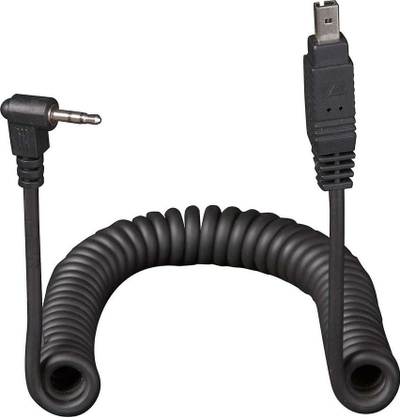Kabllo lidhëse SYRP 2N, për kamera Nikon, spiral 38–70 cm, e zezë
