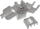 Modul keystone Schneider Electric MKB U6A 1, RJ45, Cat 6A, i bardhë