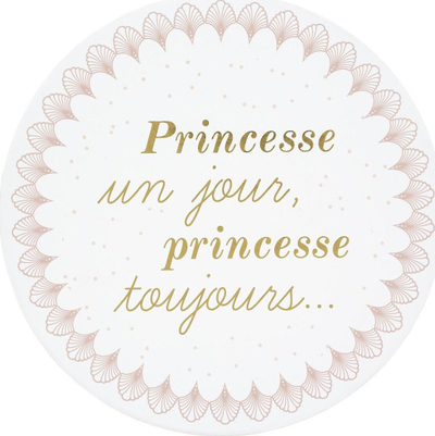 Set kuti dekorative Atmosphera Princess, 3 copë, karton, rozë me të bardhë