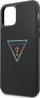 Guaskë telefoni Guess GUHCN58TRMLBK për iPhone 11 Pro, logo trekëndësh me glitter, e zezë