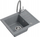 Set lavamani kuzhine Quadron BEN 116, granit, 55x44x17.5 cm, me bateri MAGGIE, gri