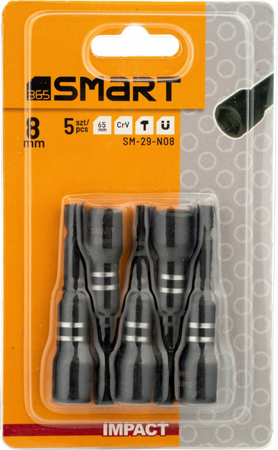 Set soketash magnetikë SMART365 SM-29-N08, 8mm, 5 copë