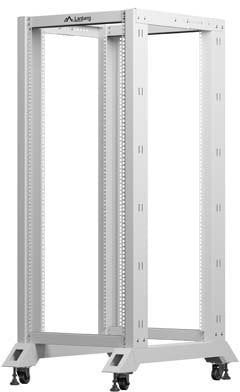 Rraf i hapur rrjeti Lanberg, 27U, 600 x 800 mm, gri
