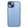 Set Kuti Transparent Glitter Baseus dhe Xham i Temperuar për iPhone 14 Plus (Blu)