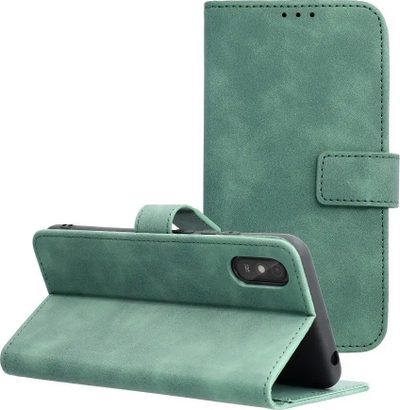 Mbulesë libri Tender për Xiaomi Redmi 9AT Redmi 9A, me kapak, e gjelbër