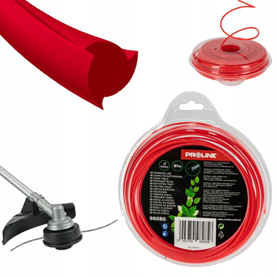 Fill prerës PROLINE Triangle Line 2.4mm, 87m, i kuq