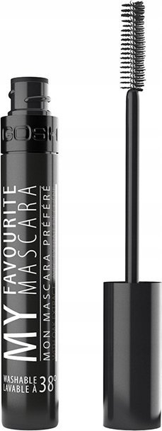 Maskarë GOSH My Favourite 002 Carbon Black, volum dhe gjatësim, 10ml, e zezë