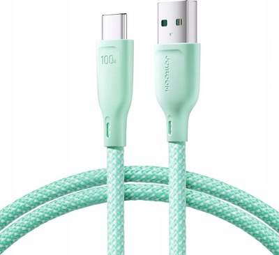 Kabllo karikimi Joyroom Series SA34 AC6, USB A në USB C, 100W, 1m, jeshile