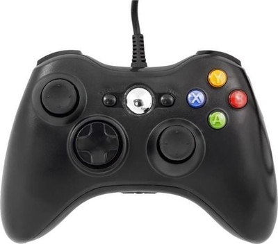 Gamepad KX13 Wired, USB, kompatibil me Xbox 360 dhe PC, i zi