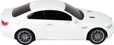 Makina me telekomandë Leantoys BMW M3, shkalla 1:28, drita funksionale, e bardhë