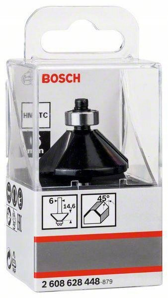 Freza kantosje Bosch 2608628448, diametër 6 mm, gjatësi 56 mm