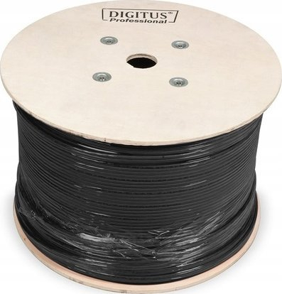Kabllo rrjeti Digitus DK-1511-V-5-OD, Cat 5e U/UTP, 500m, e zezë