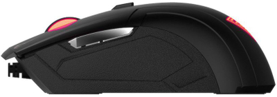 Комплет тастатура и глушец GAMDIAS GKC100, гејминг, USB, црн со црвена боја