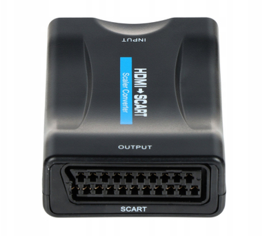 Adapter AV Delta Converter, HDMI në SCART, multimedia, i bardhë