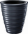 Vazo lulesh Prosperplast FREZE, me insert, 29.9cm, antracit