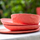 Pjatë e thellë Koziol CLUB PLATE, 22cm, plastikë, coral