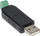Adapter USB në RS485, konvertues portash, i zi