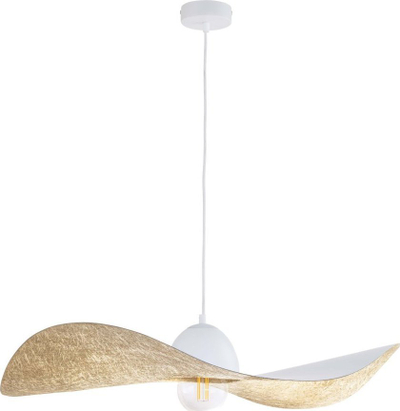 Lampë e varur Sigma Kapello L 32338, E27 60W, metal, e bardhë ari