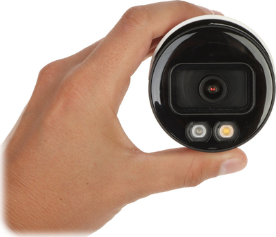 Kamerë IP Dahua IPC-HFW2249S-S-IL-0360B WizSense, Full HD 1080p, lente 3.6mm, e bardhë