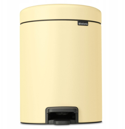 Kosh plerash Brabantia NewIcon, 5L, me pedale, Mellow Yellow