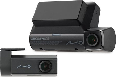 Kamerë sigurie për makinë Mio MiVue 955W Dual, 4K, WiFi, me kamerë mbrapa
