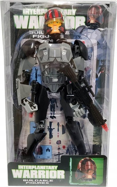 Figurinë aksioni Interplanetary Warrior Pierot, model me armë, 15.5x27.5x6cm, me ngjyra nga të gjitha