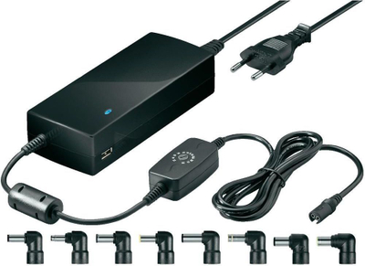 Karikues për notebook Goobay Wentronic 55004, 150W, 12V 24V, i zi