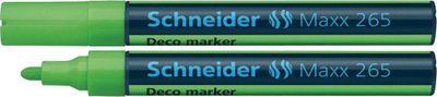 Marker permanent Schneider, i gjelbër