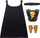 Kostum për kalamaj DC Comics Black Adam Hero Set, parzmore me drita, gauntlets dhe pelerinë, i zi