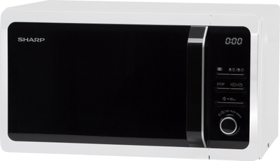 Furrë me mikrovala Sharp R-243W, 20L, 800W, e bardhë