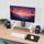 Stand monitori Trust Monta, xham i fortë (i temperuar), 41 x 22 x 10 cm, transparent