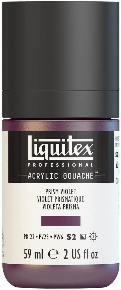 Bojë akrilike Liquitex Acrylic Gouache, profesionale, përfundim mat, multikolor