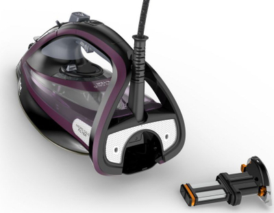Hekur me avull Tefal Ultimate Pure FV9835E0, 3000W, taban Durilium AirGlide Autoclean, byzantium metal