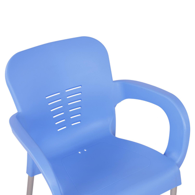 Karrige PP KareK blu me këmbë alumini 59×58×81 cm (HM5592.08), kaltër