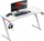Tavolinë gaming Huzaro Hero 3.3, 140x60cm, RGB, e bardhë