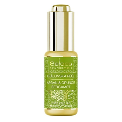 Solucion për fytyrë Saloos, Argan & Opuncie-Bergamot, 20 ml