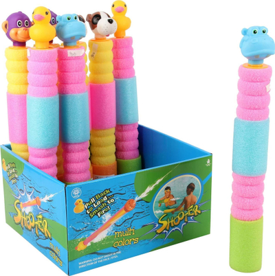 Lodër pompë uji prej shkumë Trifox Animals MIX, për kalamaj, shumëngjyrëshe
