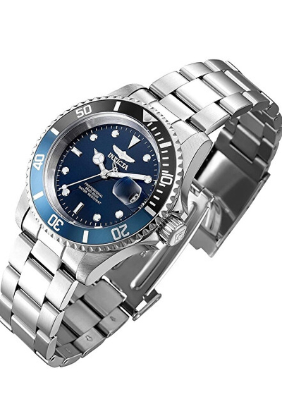 Orë për meshkuj Invicta Pro Diver Quartz 43545, e argjendtë
