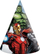 Kapela feste letre Avengers, 16cm, set 6 copë, shumëngjyrëshe