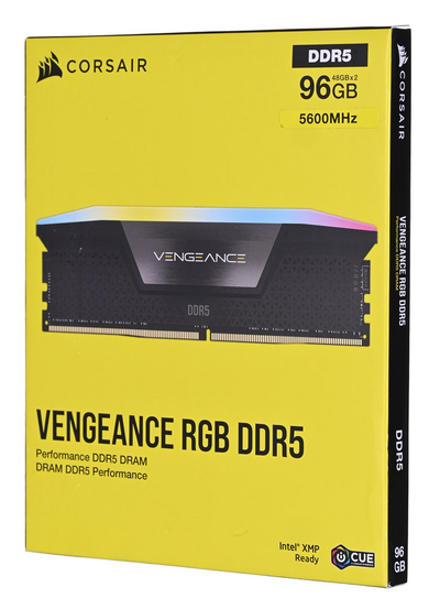 RAM Corsair Vengeance RGB, 96GB DDR5, 2 x 48GB, i zi