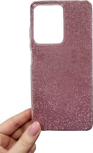 Mbrojtëse telefoni Forcell Shining për Xiaomi Redmi Note 12 Pro 5G, TPU PC, me shkëlqim, rozë
