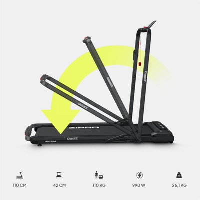 Трчачка лента Zipro Newlite, црна