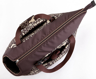 Çantë transporti për kafshë Hobbydog R2 Bag Writings, për qen të vegjël dhe mace, material rezistent, shumëngjyrëshe