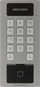 Terminal kontrolli aksesi Hikvision DS-K1T502DBWX, RFID Mifare, IP65 IK09, i zi