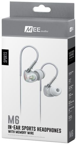 Dëgjuese MEE audio M6, të zeza