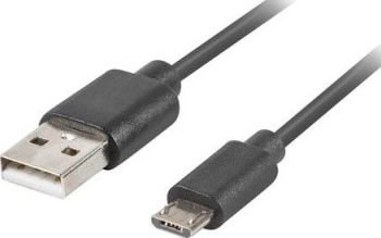 Kabllo USB micro BM - AM 2.0, 3m, e zezë, QC 3.0 -CA-USBM-20CU-0030-BK