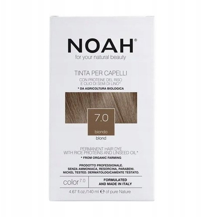 Ngjyrë flokësh Noah 7.0 Blond, bjonde mesatare, 140 ml