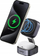 Stacion karikimi Ugreen 2 in 1 Qi2 Magnetic Foldable, me valë, i palosshëm, i zi